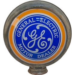 Ge Glass Globe Dealer Top Sign