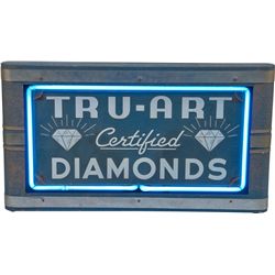 Tru-Art Certified Diamonds Light-Up Sign w/ Neon Border