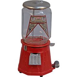 1 Cent Columbus Model 21 Red Countertop Vending Machine