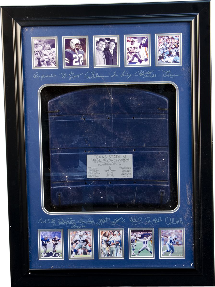 Dallas Cowboys Hall of Fame Display Frame