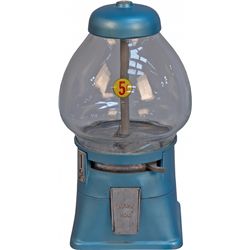 5 Cent Blue Regal Countertop Gumball Vending Machine
