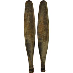 Lot of 2 World War II B-26 Plane Propeller Blades: