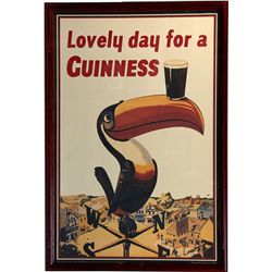 "Lovely Day for a Guinness" Advertisement Print In Fram