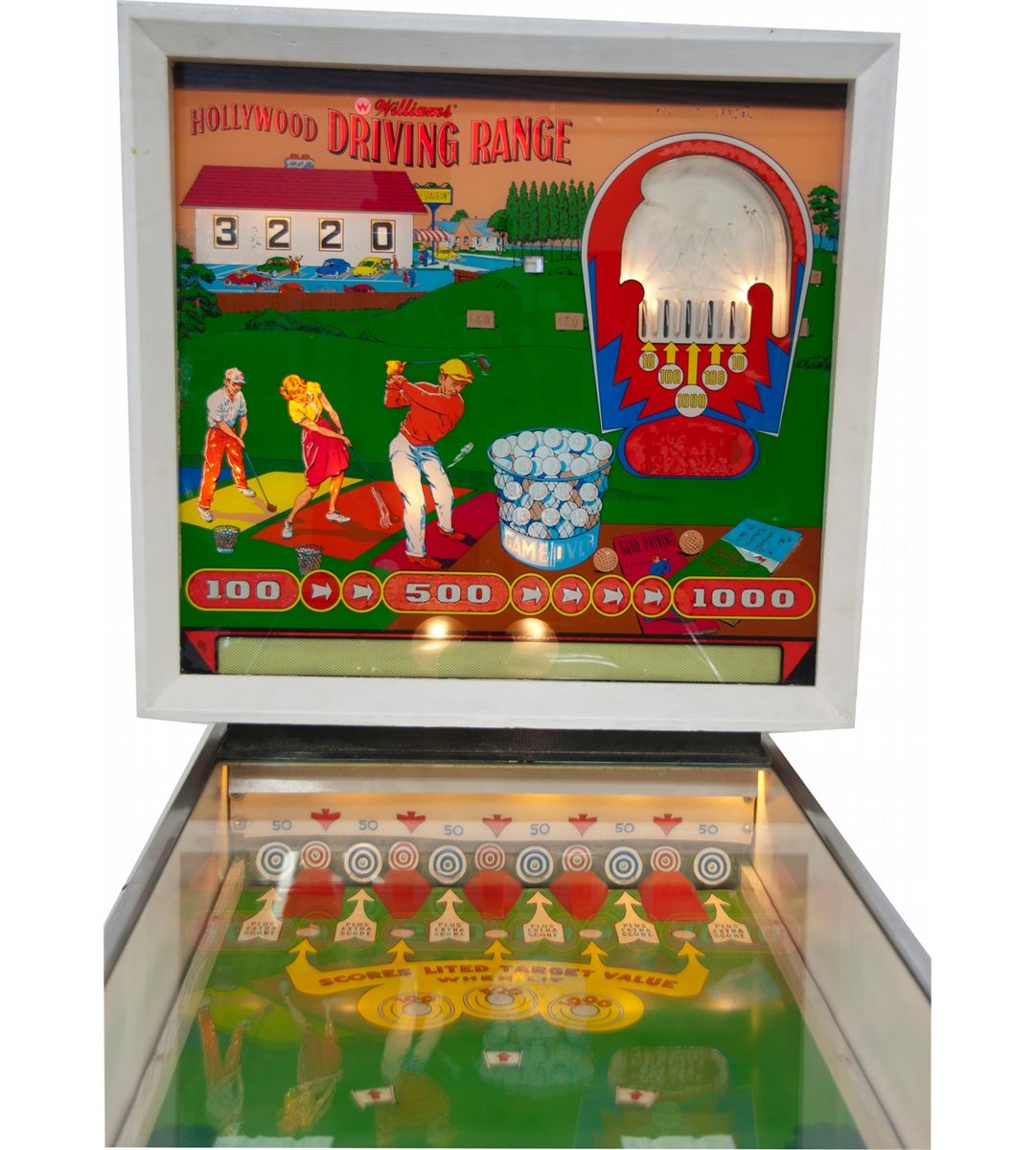 CoinOp Williams "Hollywood Driving Range" Golf Arcade