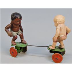 Boxing Celluloid Wind-Up Toy