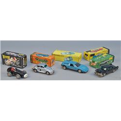 Lot Of 4 - Vintage Misc. Schuco Micro Racer Cars,