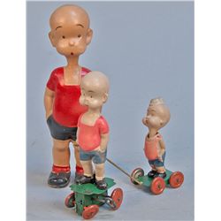 Lot of 2 - Vintage Henry Figure Toys: