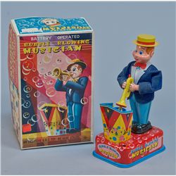 Bubble Blowing Musician