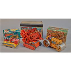 Lot of 3 - Vintage Misc. Made in Japan Construction Toy