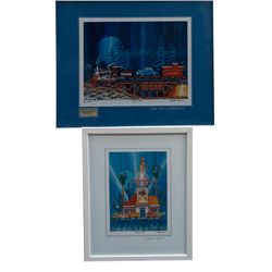 Lot of 2 Fred Bonn Limited Edition Lithographs In Frame