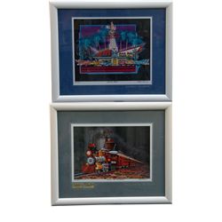 Lot of 2 Fred Bonn Limited Edition Lithographs in Frame