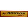 Image 1 : "DUNLOP Tires" Embossed Self-Framed Tin Sign c1981