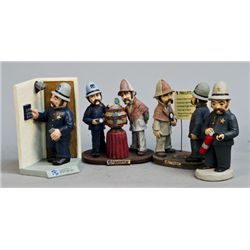 Set of 4 Pinkerton Detective Agency "Keystone Cops" Fig