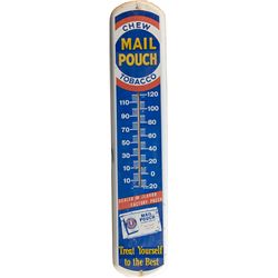 Chew Mail Pouch Tobacco Thermometer Sign