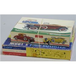 Lot of 2 - Hubley Un-Assembled Metal Model Kits: