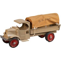 Vintage Steelcraft Mack Army Truck c1930s