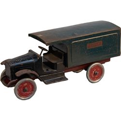 Vintage Buddy "L" Express Line Truck, Covered Box c1930