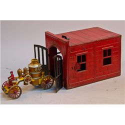 Vintage Kingsbury "Fire Station No. 8"