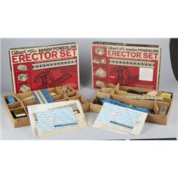 Lot of 2 - Vintage Gilbert Remote Control Erector Sets