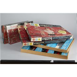 Lot of 4 - Vintage Gilbert Erector Sets: