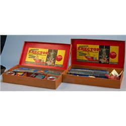 Lot of 2 - Vintage Gilbert Erector Sets No. 6-1/2 c1940