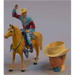Lot of 2 - Vintage Movie/T.V. Show Cowboy Charater Item