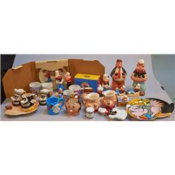 Lot of Misc. Popeye Collectibles