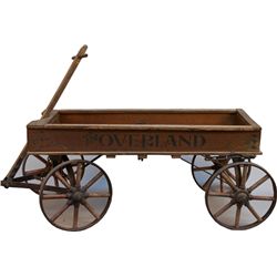 Early "The Overland" Wooden Wagon
