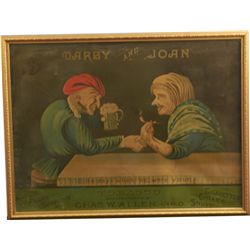 "Darby And Joan" Chas. W. Allen Tobacco Advertisement