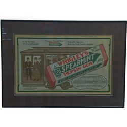 Wrigley's Spearmint Pepsin Gum Saturday Evening Post