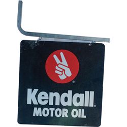 "Kendall Motor Oil" Double Sided Tin Sign