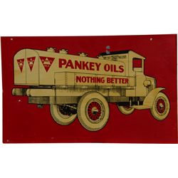"PANKEY OILS" Tin Sign