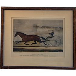 Lady Thorn Horse Racing Picture in Frame