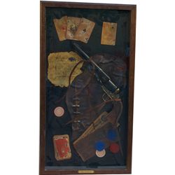 "The Gambler" Wild West Display in Box Frame