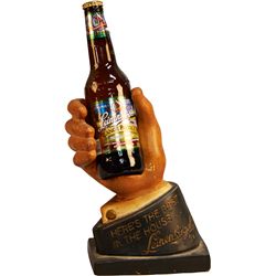 Leinenkugal's Beer Countertop Figural Hand Advertisemen