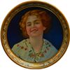 Image 1 : Edelweiss Beer Round Tin Advertising Serving Tray