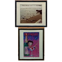 Lot of 2 Pictures in Frames: