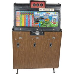 Coin-Op Keeney's Deluxe Black Dragon Floor Flasher Game
