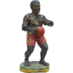 Coin-Op Boxer Statue European Strength Tester 6' Tall