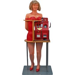 Cocktail Waitress 5 Cent Pace Slot Machine w/ Stand