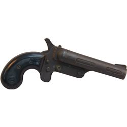 Early FMJ Double-Barrel Gambler's Pistol Handgun