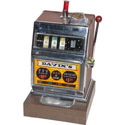 5 Cent Davin's 3 Bar In Any Position Open Front Slot