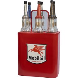 Vintage Gas/Service Station Island Metal "Mobiloil" 6 O