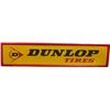 Image 1 : "DUNLOP Tires" Embossed Self-Framed Tin Sign c1981