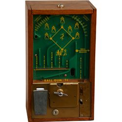 1 Cent Victor Vending Corp. Baseball Game Flipball