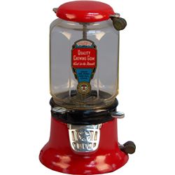 1 Cent Columbus Model M Red Countertop Gumball Vending
