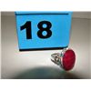 Image 1 : Sterling Silver Ruby ring