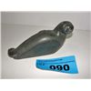 Image 1 : Inuit soapstone carving seal, signed by artist