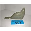 Image 1 : Inuit soapstone carving seal, signed by artist