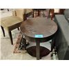 Image 1 : Round living room end table